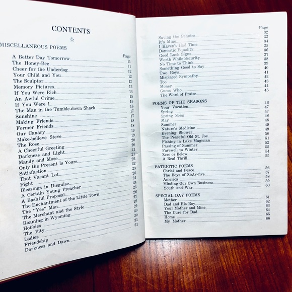 RARE Vintage 1940s Poetry book Author signed - Picture 8 of 12